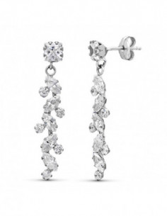 18K PENDIENTES CIRCONITAS...