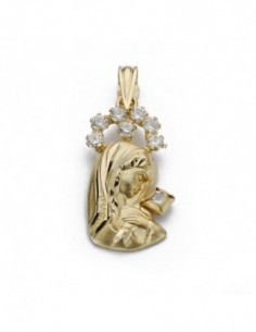18K COLGANTE VIRGEN NIÑA...