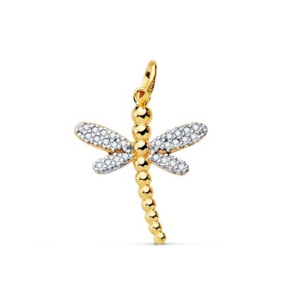 18K COLGANTE BICOLOR...