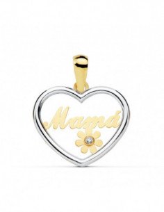 18K COLGANTE MAMA CORAZON...
