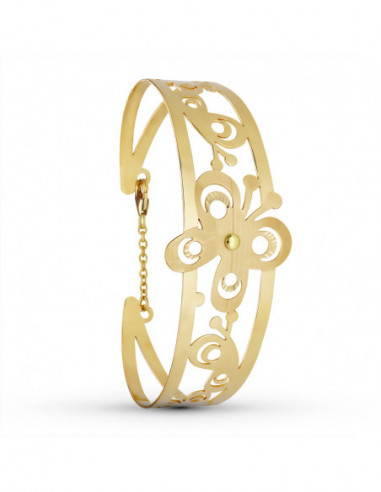 18K PULSERA ORO AMARILLO MARIPOSA...