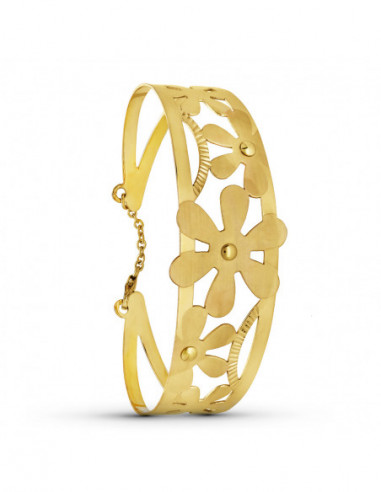 18K PULSERA RIGIDA ORO AMARILLO...