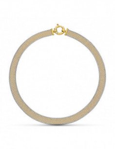 18K GARGANTILLA ORO BICOLOR...