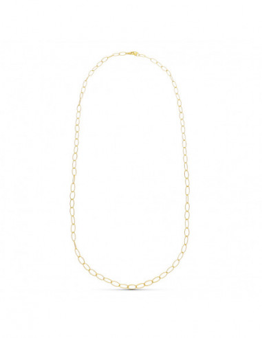 18K COLLAR ORO AMARILLO ESLABON...