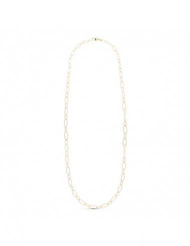 18K COLLAR ORO AMARILLO ESLABON...