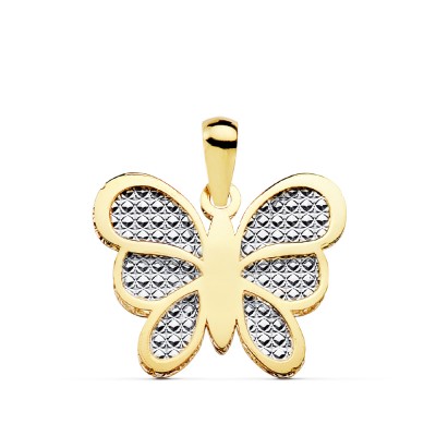 18K COLGANTE ORO BICOLOR...