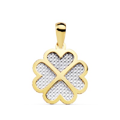 18K COLGANTE BICOLOR...