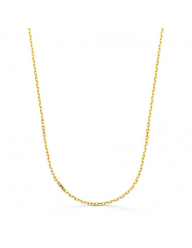 18K CADENA FORZADA MACIZA ANCHO:1.9MM...