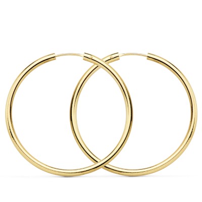 18K AROS REDONDOS LISOS...