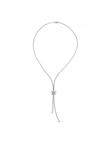 18K GARGANTILLA ORO BLANCO ESTRELLA...