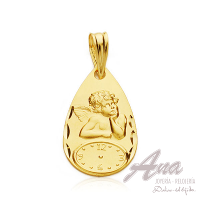 9K MEDALLA GOTA ANGELITO...