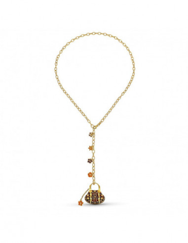 18K GARGANTILLA ORO AMARILLO BOLSO...