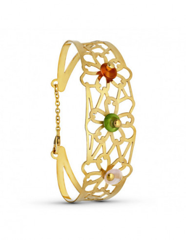 18K PULSERA RIGIDA ORO AMARILLO...