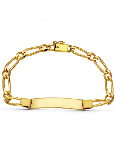 18K ESCLAVA CABALLERO ORO AMARILLO