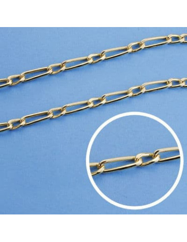 18K CADENA CARTIER HUECA 50 CM 3 MM...