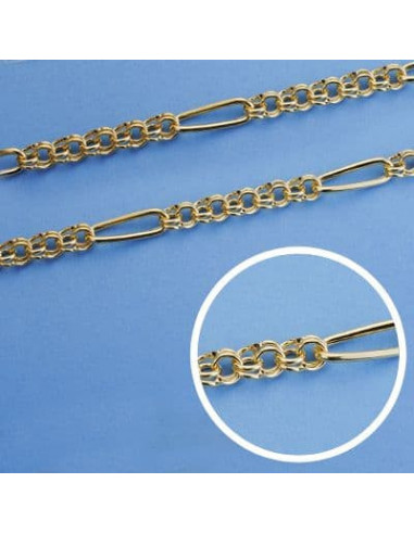 18K CADENA HUNGARA HUECA 50 CM 4.5 MM