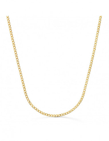 18K CADENA ORO AMARILLO BARBADA HUECA...
