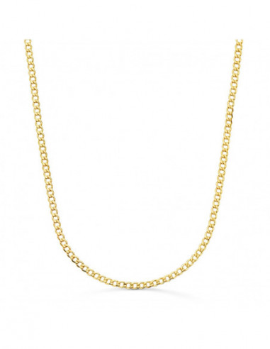 18K CADENA ORO AMARILLO BARBADA HUECA...