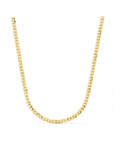 18K CADENA ORO AMARILLO BARBADA HUECA...