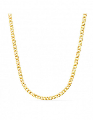 18K CADENA ORO AMARILLO BARBADA HUECA...