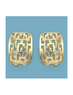 18K PENDIENTES ORO CALADOS