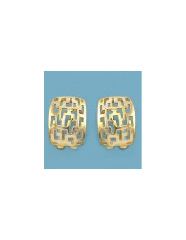 18K PENDIENTES ORO CALADOS