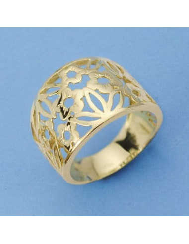 18K SORTIJA FLORES