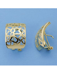 18K PENDIENTES CALADOS...