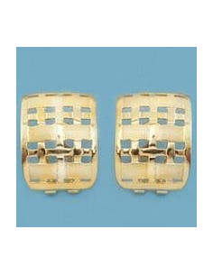 18K PENDIENTES CALADAS.