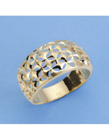 18K SORTIJA CALADA TALLADA