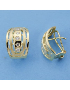 18K PENDIENTES ORO AMARILLO...