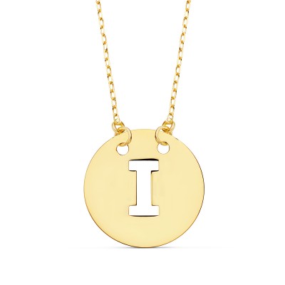 18K COLGANTE LETRA  I  15...