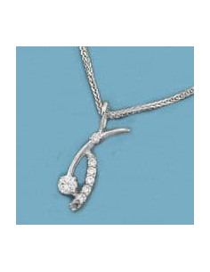 18K GARGANTILLA ORO BLANCO