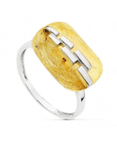 18K SORTIJA BICOLOR LANZADERA 1.5 MM