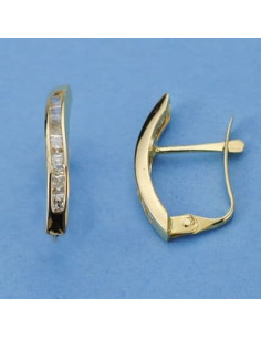 18K PENDIENTES ORO AMARILLO...