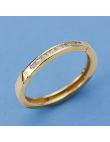 18K SORTIJA ORO AMARILLO PIEDRAS