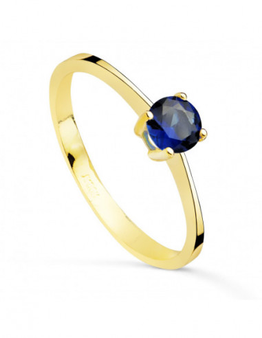 18K SOLITARIO ORO AMARILLO CON...