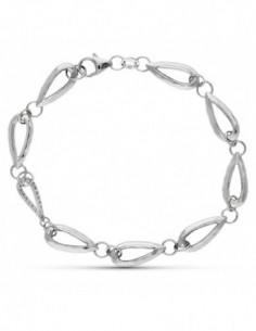 18K PULSERA ORO BLANCO...