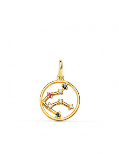 18K COLGANTE ORO AMARILLO HOROSCOPO...