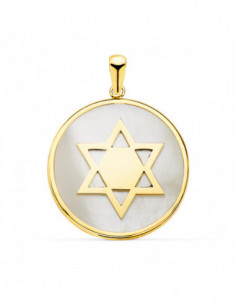 18K COLGANTE ORO AMARILLO Y...