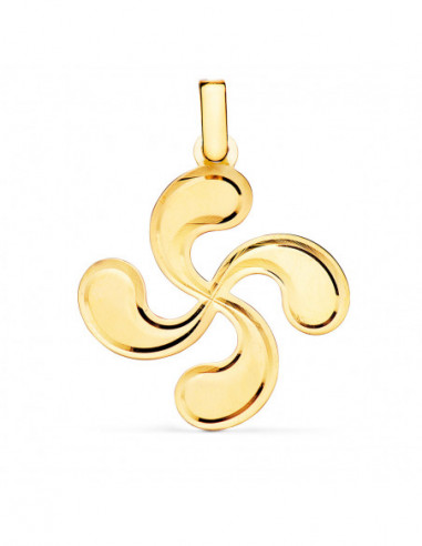 18K COLGANTE ORO AMARILLO LAUBURU...