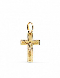 18K CRUZ ORO AMARILLO CON...
