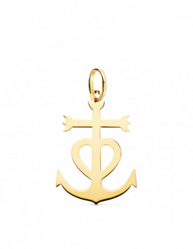 18K CRUZ DE LA CAMARGA ORO AMARILLO...