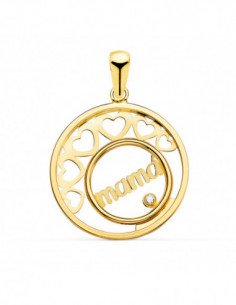 18K COLGANTE ORO AMARILLO...