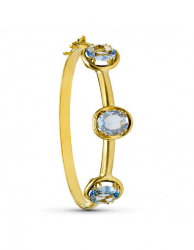 18K PULSERA ORO AMARILLO RIGIDA...