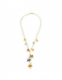 18K GARGANTILLA ORO BICOLOR...