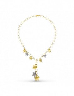 18K GARGANTILLA ORO BICOLOR...