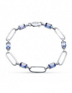 18K PULSERA ORO BLANCO...