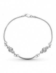 18K PULSERA ORO BLANCO...