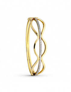 18K PULSERA RIGIDA ORO...